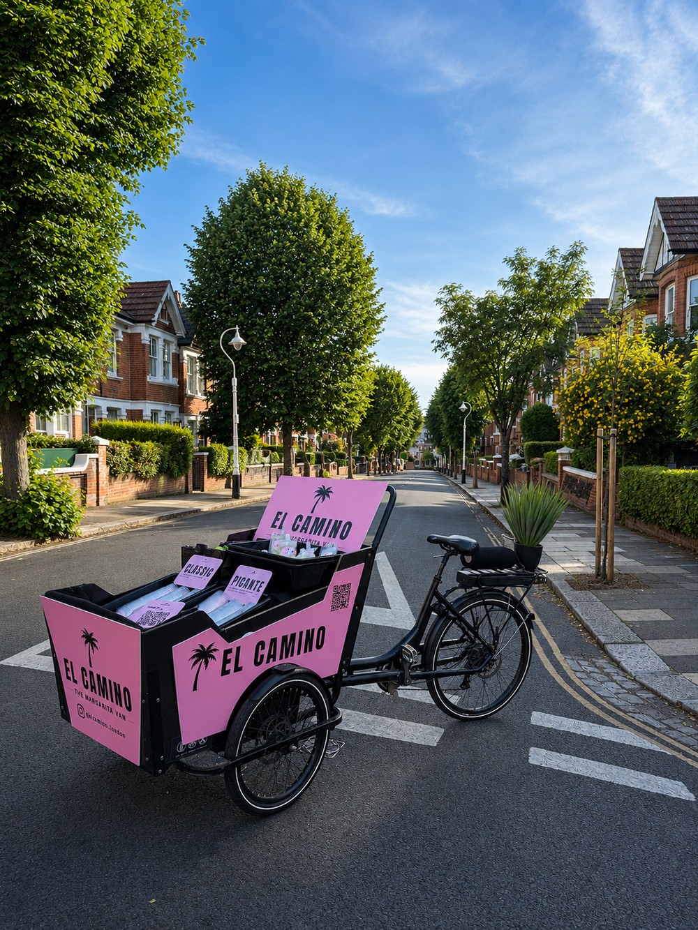 El Camino cargo bike on a Northfields street